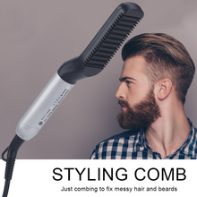 Load image into Gallery viewer, BEARD & HAIR STRAIGHTENER COMB FOR MEN