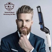 Load image into Gallery viewer, BEARD & HAIR STRAIGHTENER COMB FOR MEN